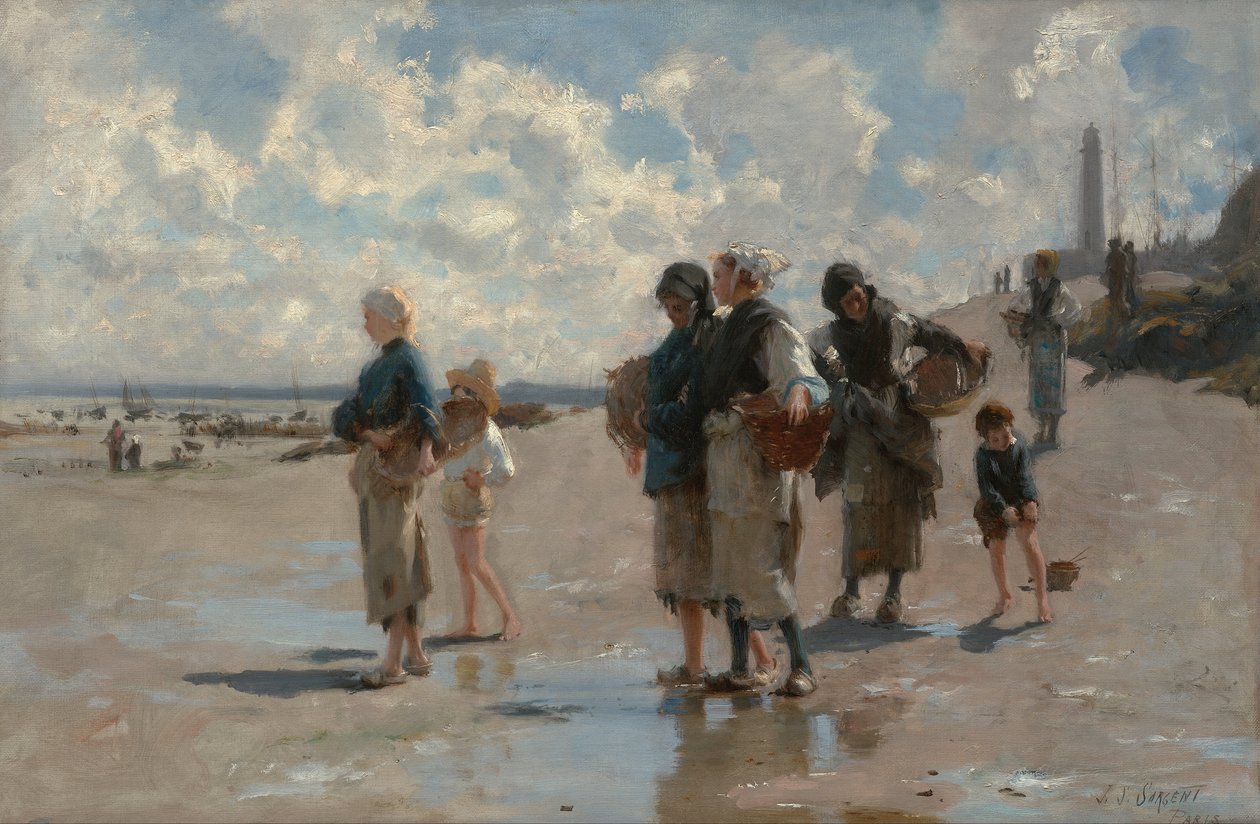 Lov ústřic v Cancale od John Singer Sargent