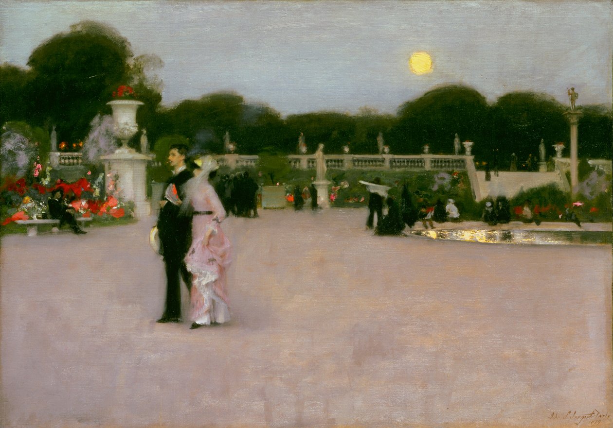 V lucemburských zahradách od John Singer Sargent