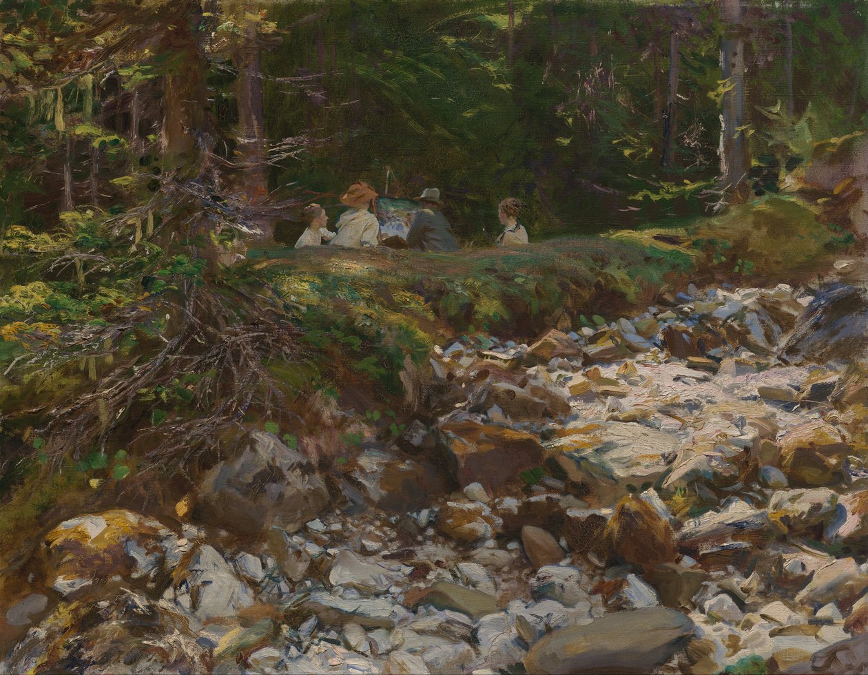 Mistr a jeho žáci od John Singer Sargent