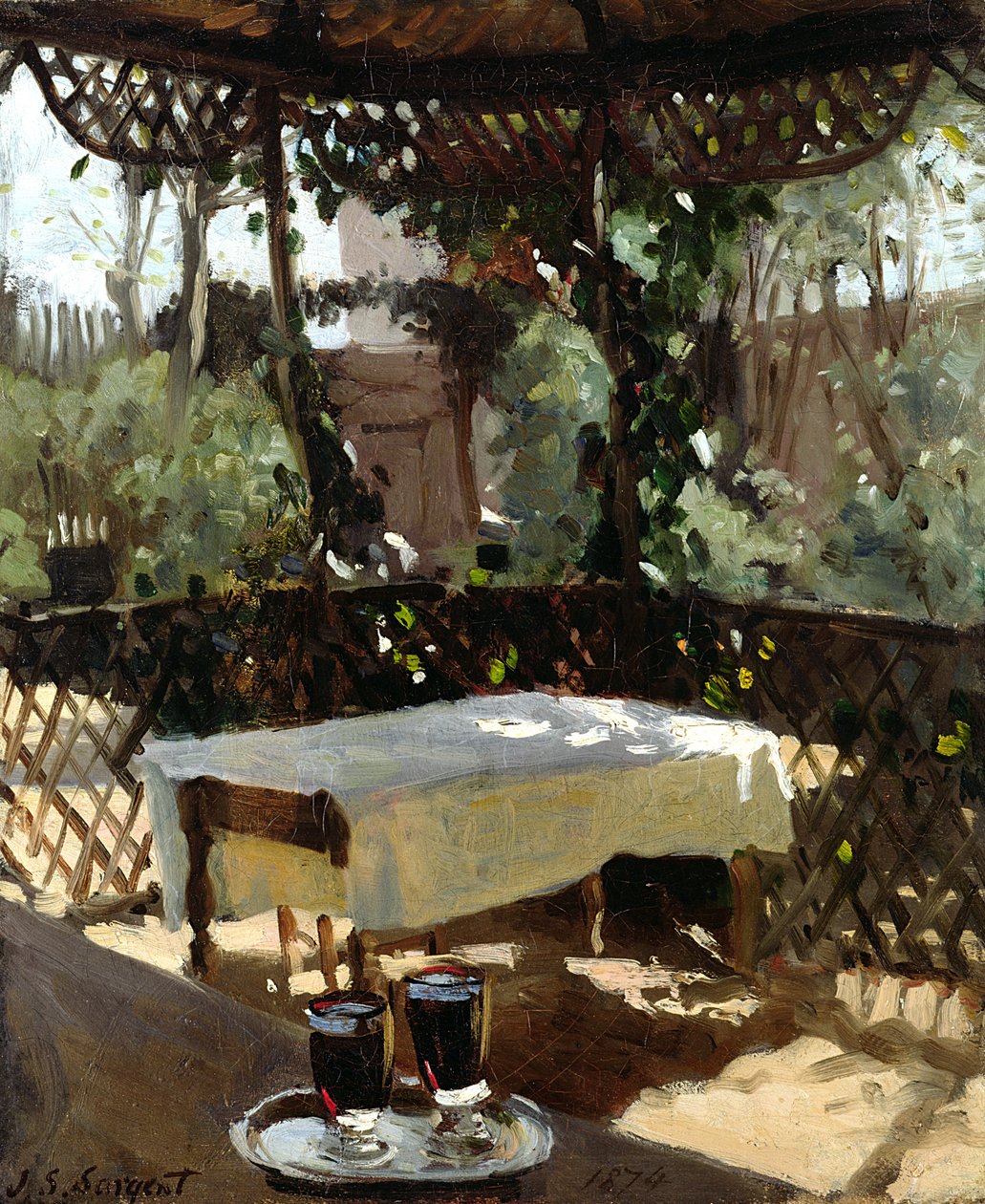 Dvě sklenice na víno, 1874 od John Singer Sargent