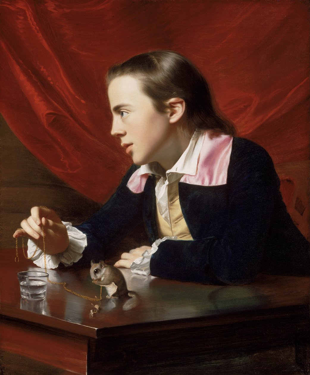 Chlapec s létající veverkou (Henry Pelham) od John Singleton Copley