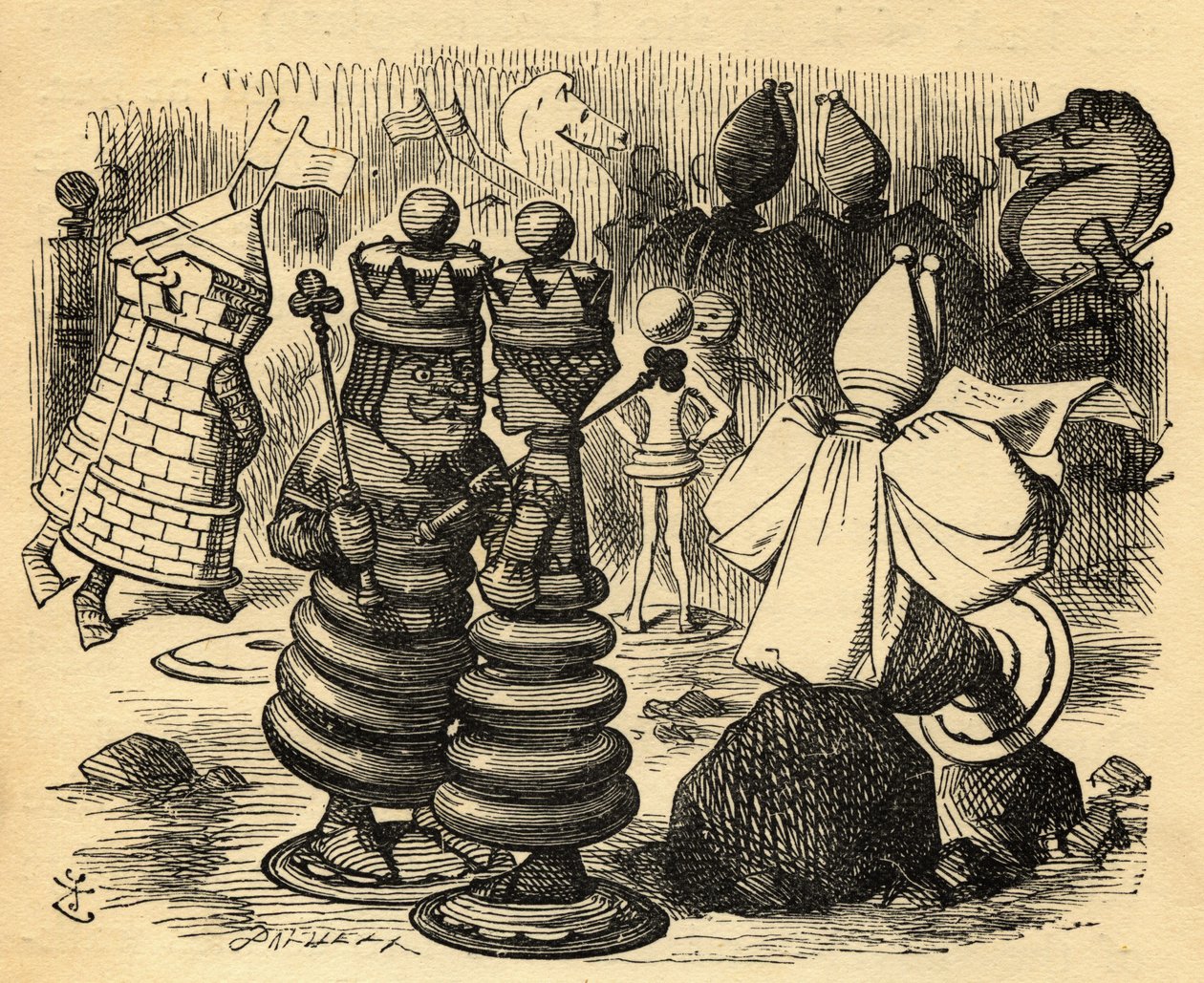 The Chess Players, ilustrace z 