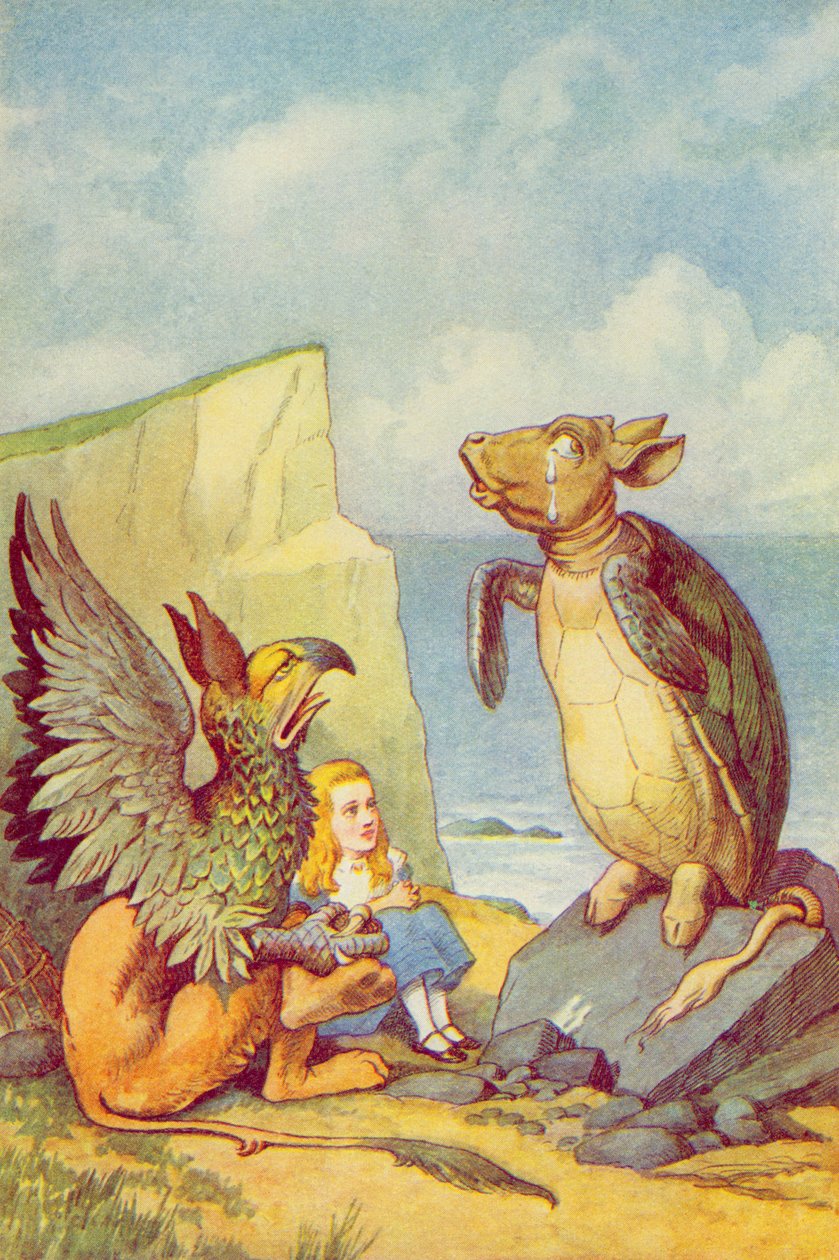 Mock Turtle and the Gryphon, ilustrace z 