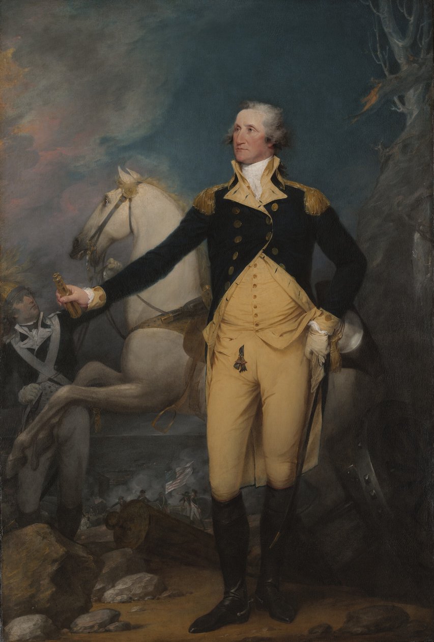 Generál George Washington v Trentonu, 1792 od John Trumbull