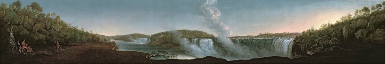 Niagarské vodopády zpod Stolové skály, 1808 od John Trumbull