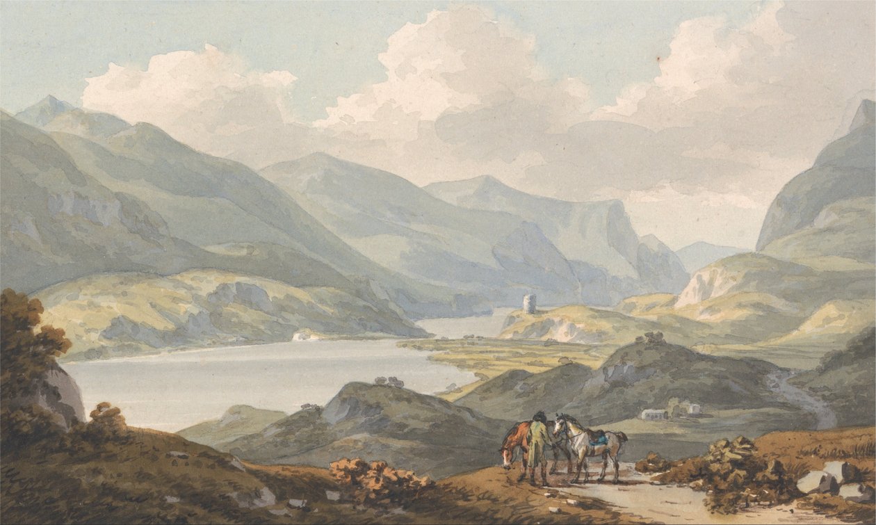 Jezera Llanberis od John Warwick Smith