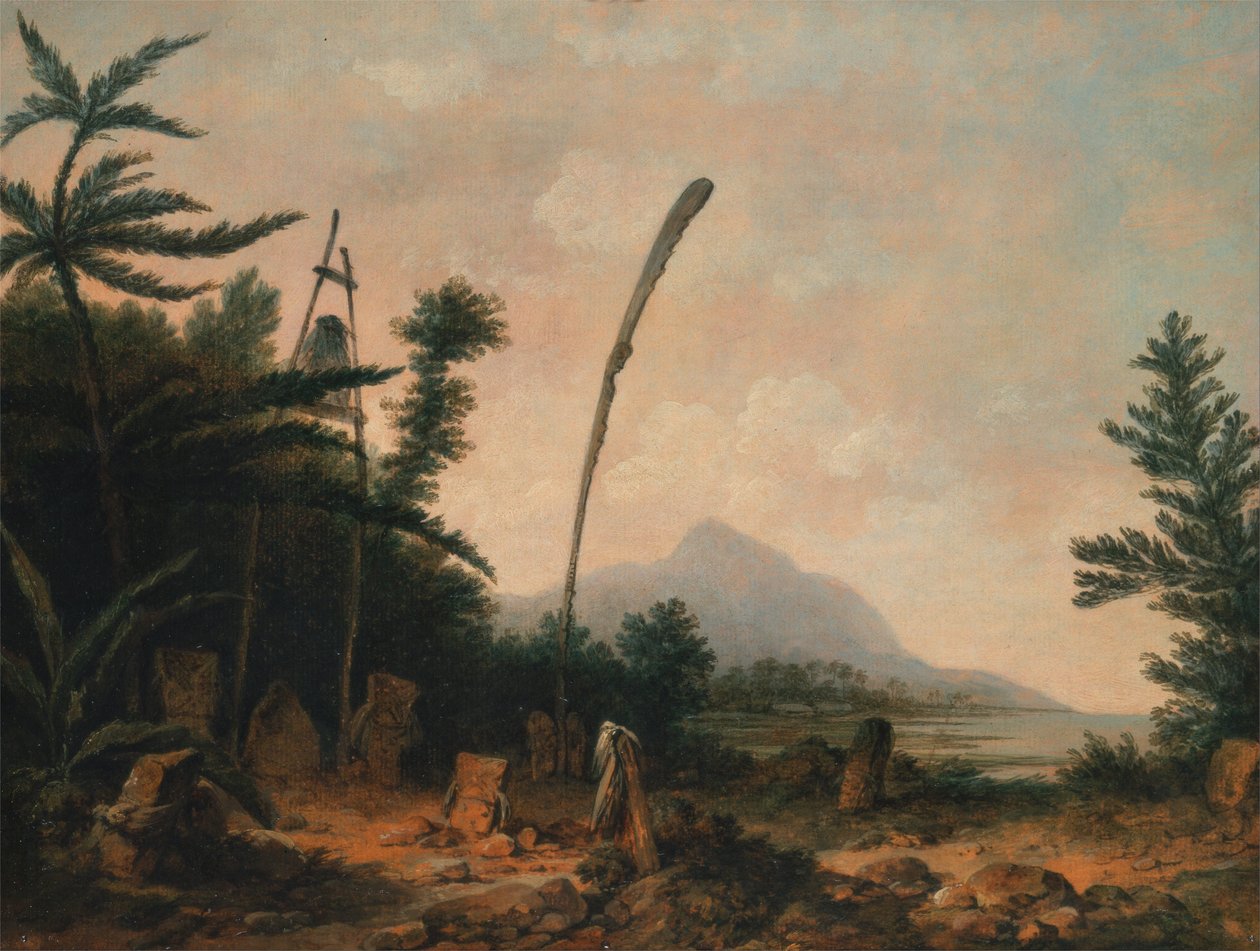 Pohřebiště v jižních mořích od John Webber