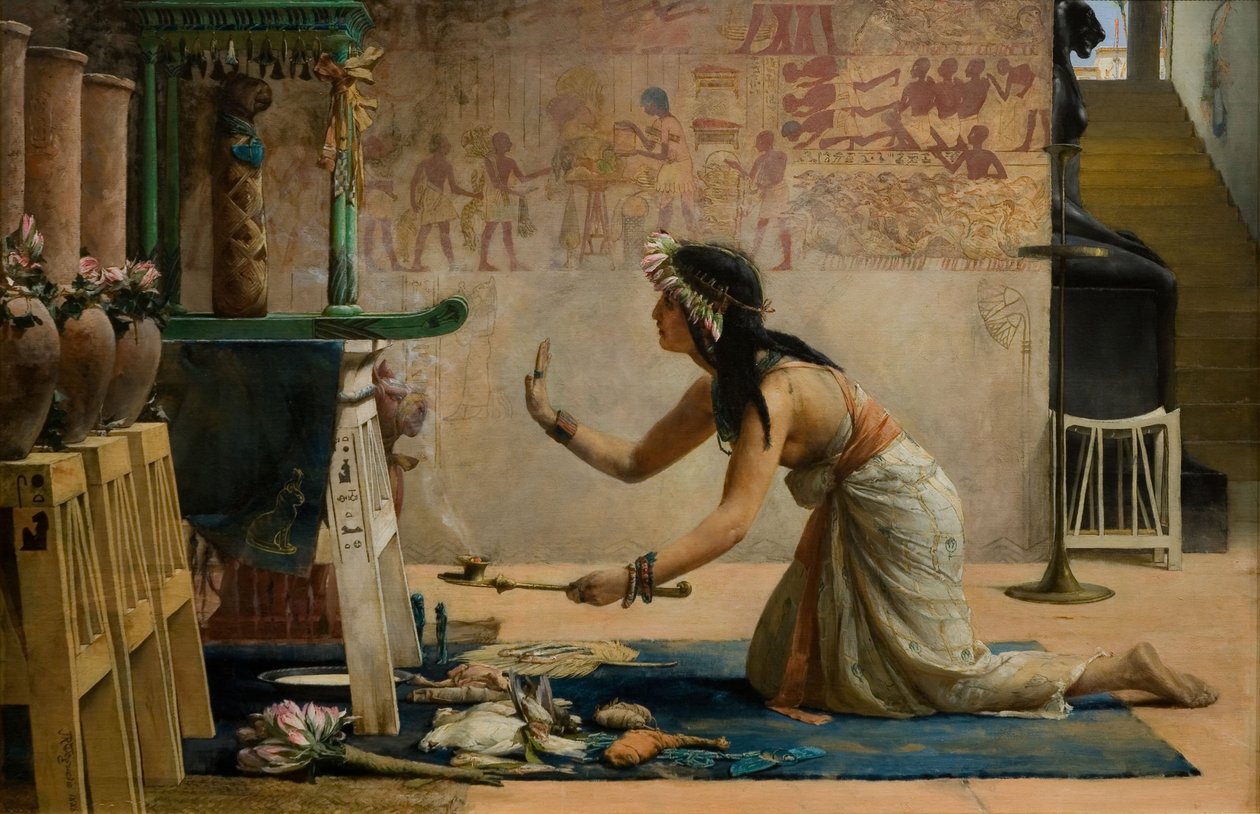 Následky egyptské kočky od John Weguelin