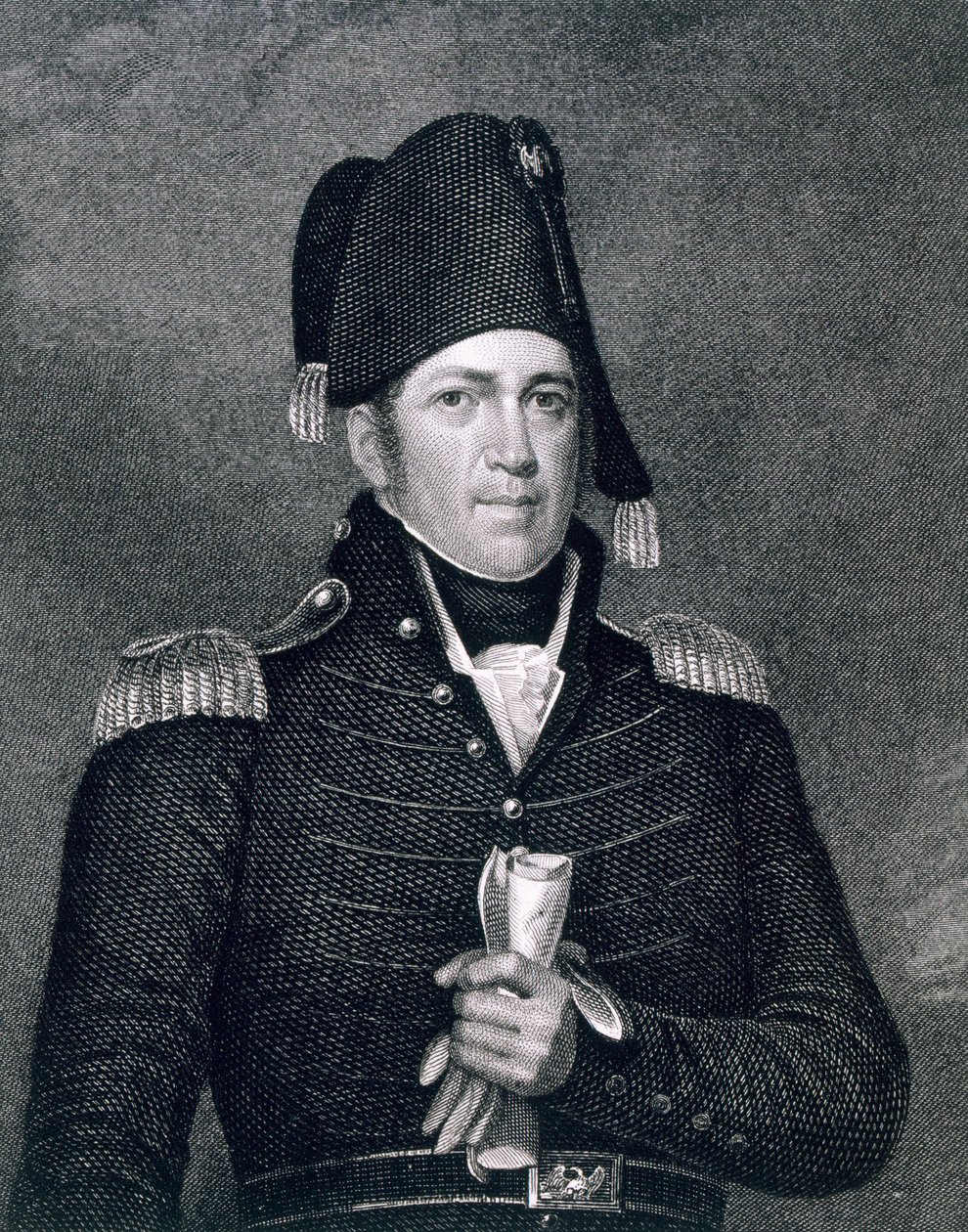 Jacob Jennings Brown (1775-1828) vyrytý Asherem Brownem Durandem (1796-1886) podle kopie originálu od Jamese Herringa (1794-1867) od John Wesley Jarvis