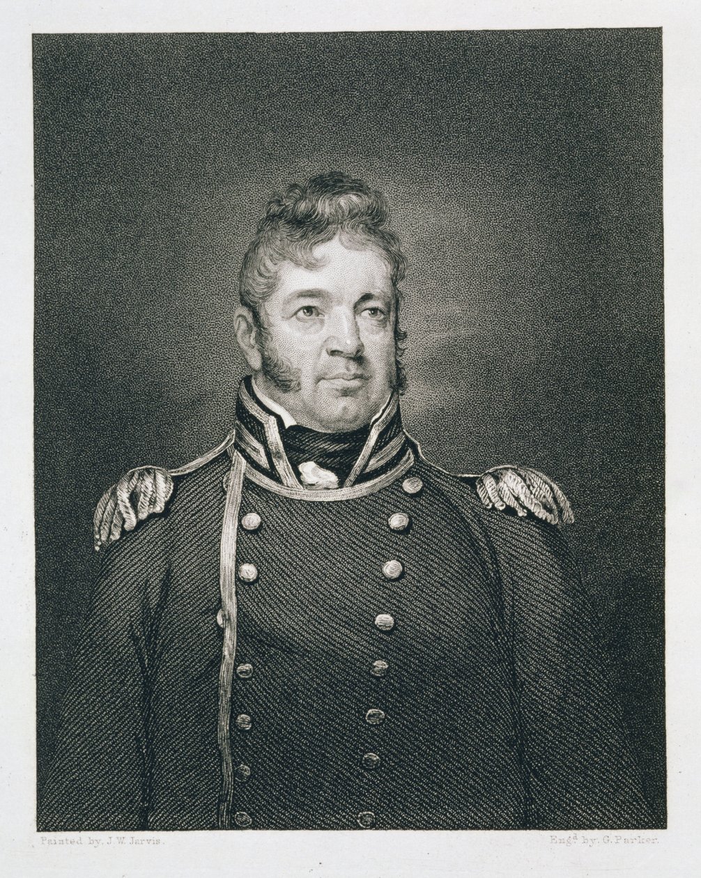 William Bainbridge (1774-1833), vyryl George Parker (fl.1834-d.1868) od John Wesley Jarvis