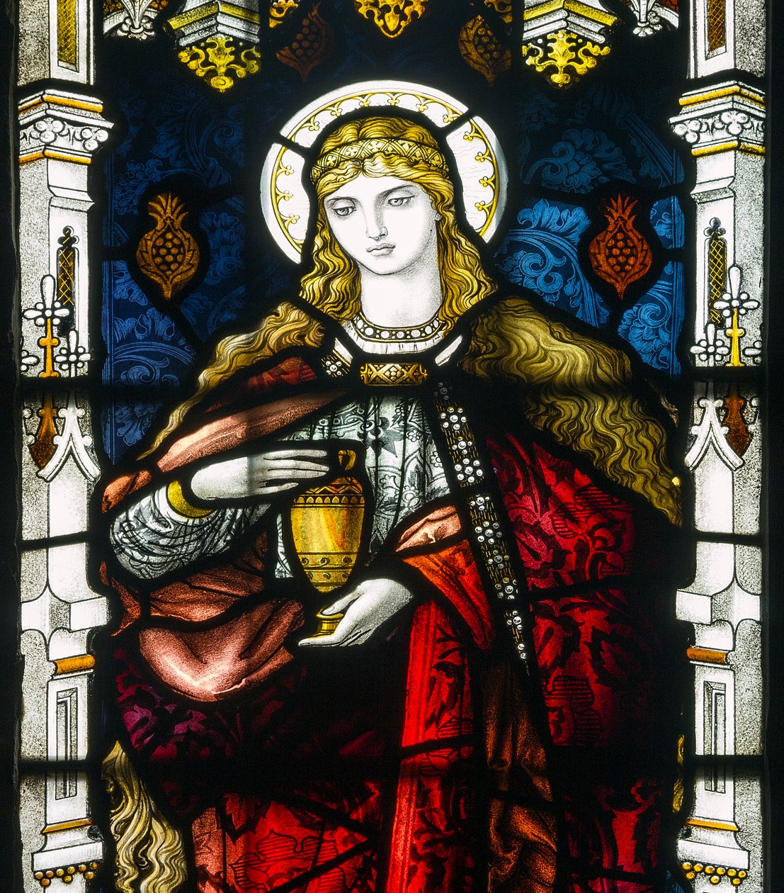 Totnes, St Mary, Foreacre & Watson c.1872-1915, John William Brown (1842-1928), Mary, 1898 od John William Brown