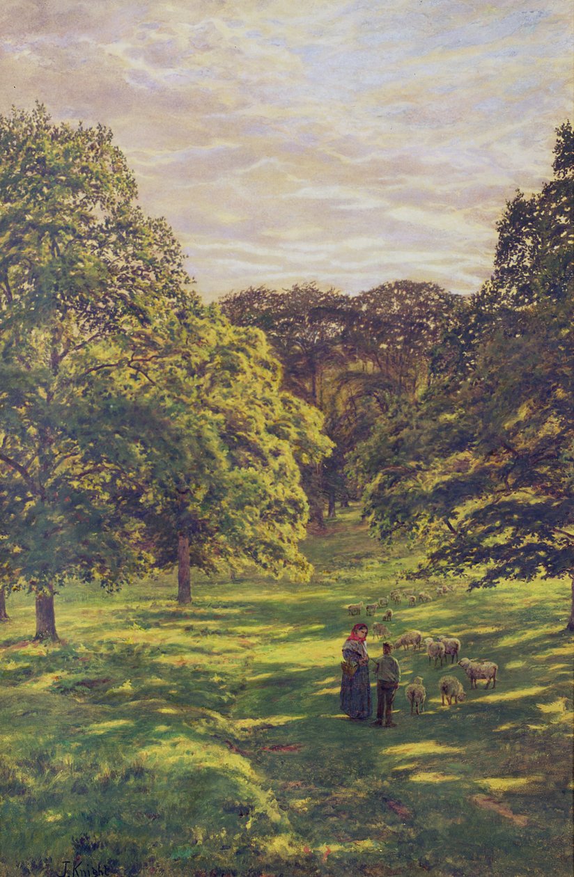 Luční scéna od John William Buxton Knight