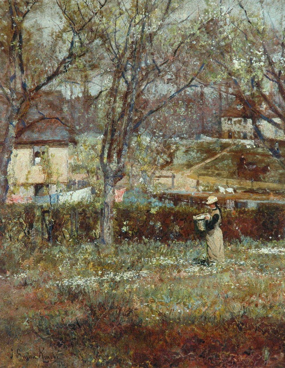 Venkovská scéna od John William Buxton Knight