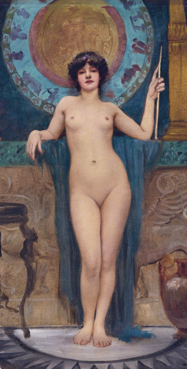 Studie Campaspe od John William Godward