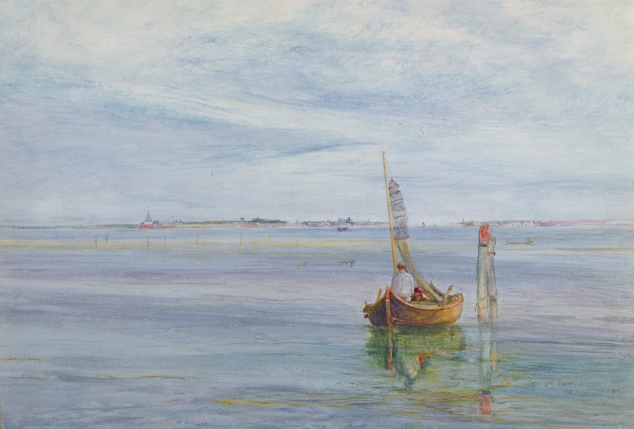 Brána moře, Benátky, 1873 od John William Inchbold