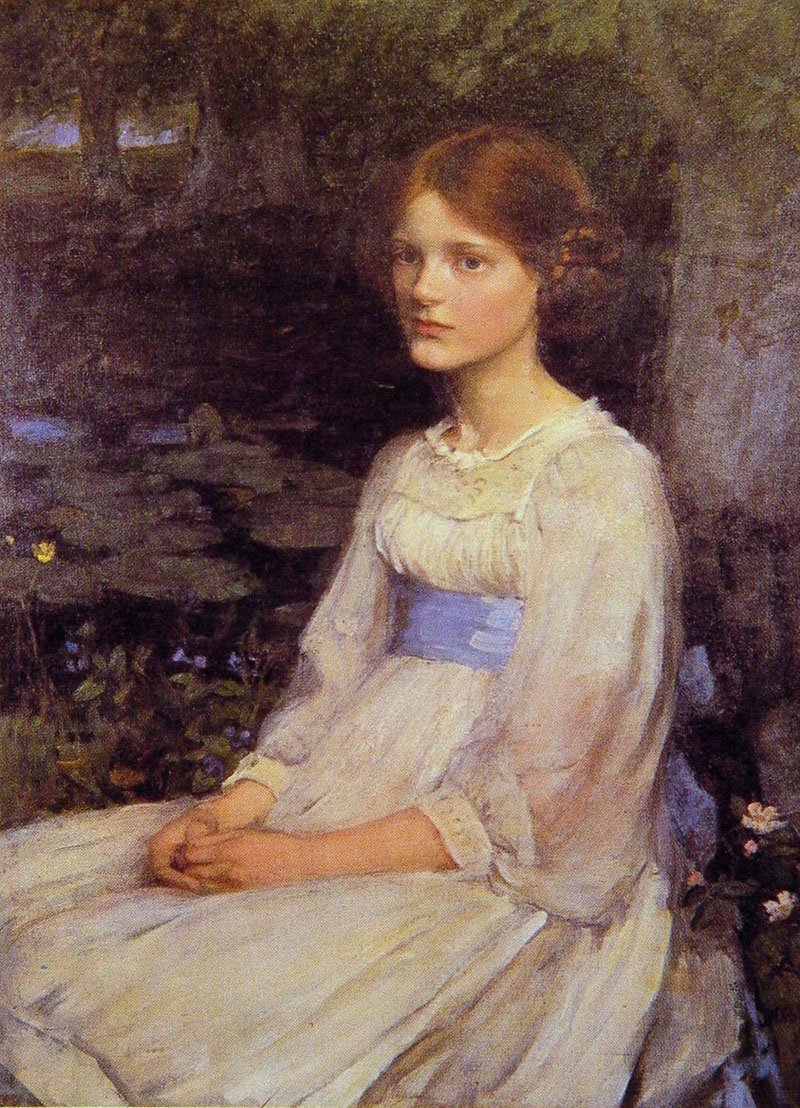 Slečna Betty Pollocková od John William Waterhouse