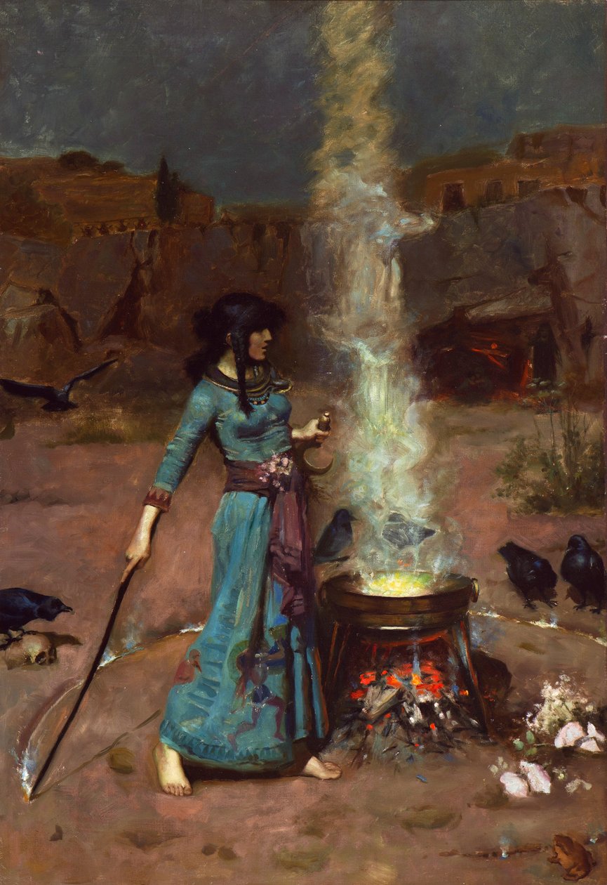 Kouzelný kruh od John William Waterhouse