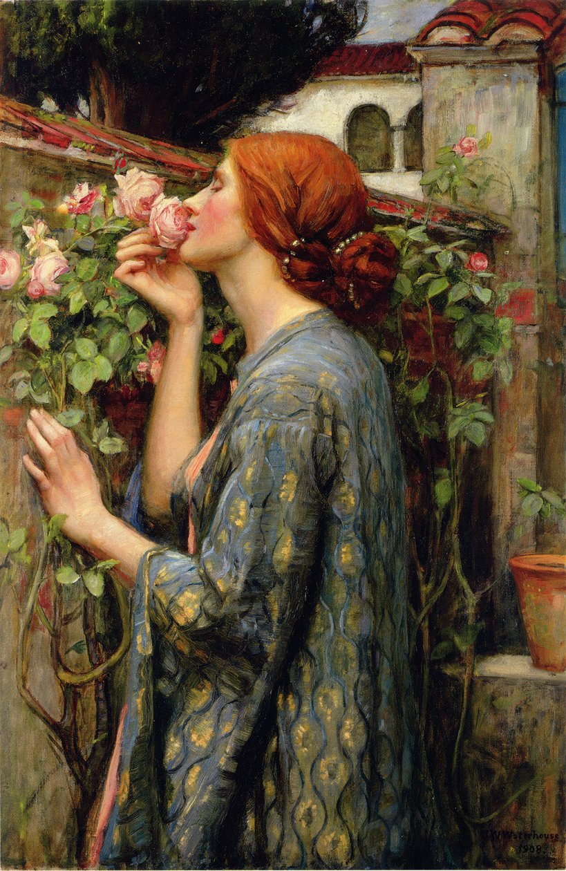 Duše růže od John William Waterhouse