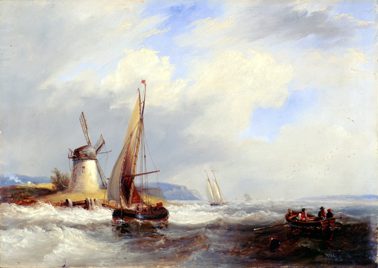 Pobřežní scéna od John Wilson Carmichael