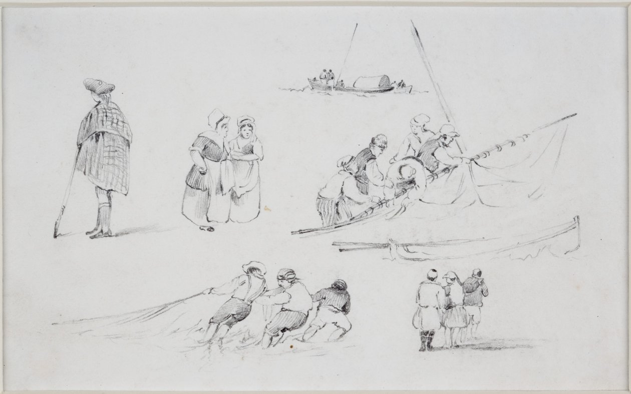 Figurové studie od John Wilson Carmichael