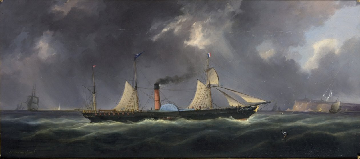 Paket Leith a Newcastle (upravený škuner) od John Wilson Carmichael