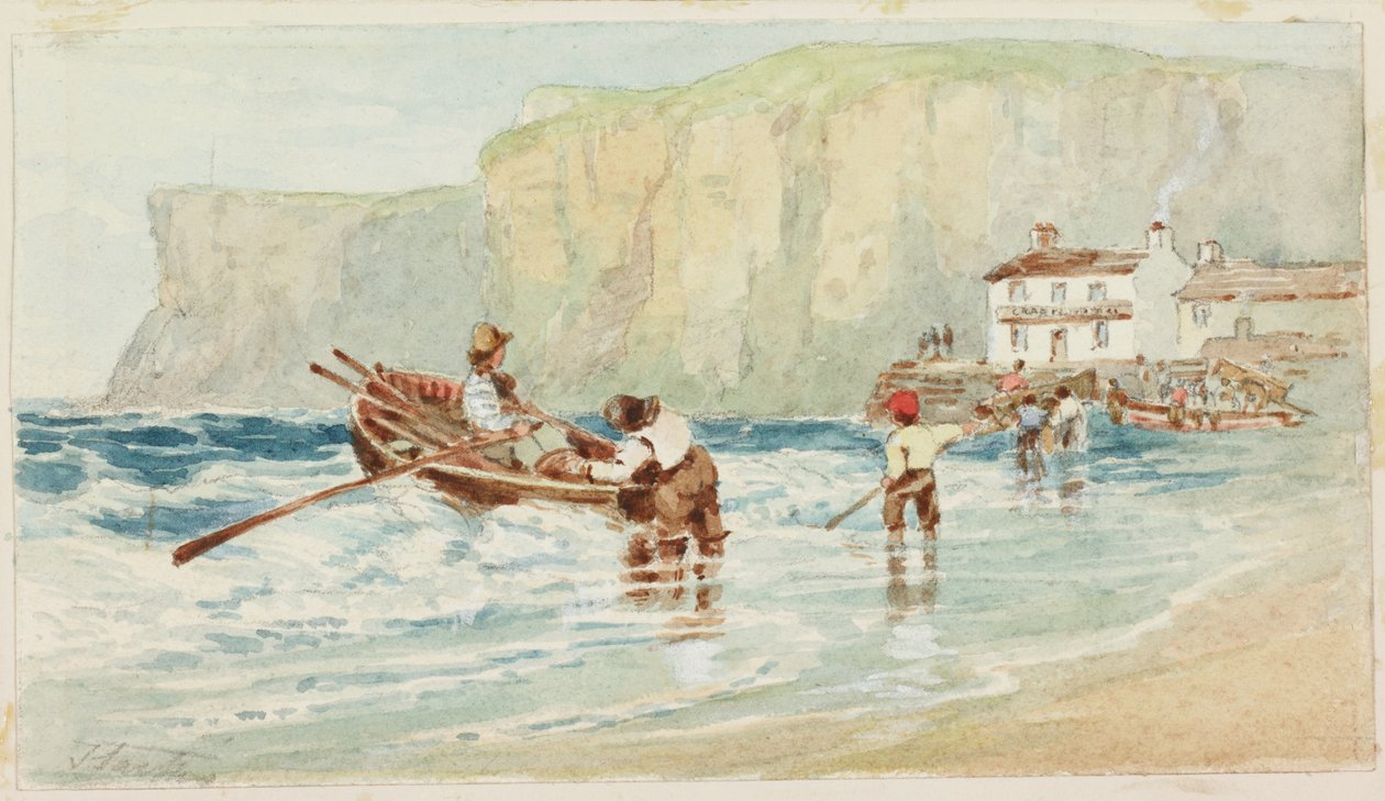 Staithes (barva těla) od John Wilson Carmichael
