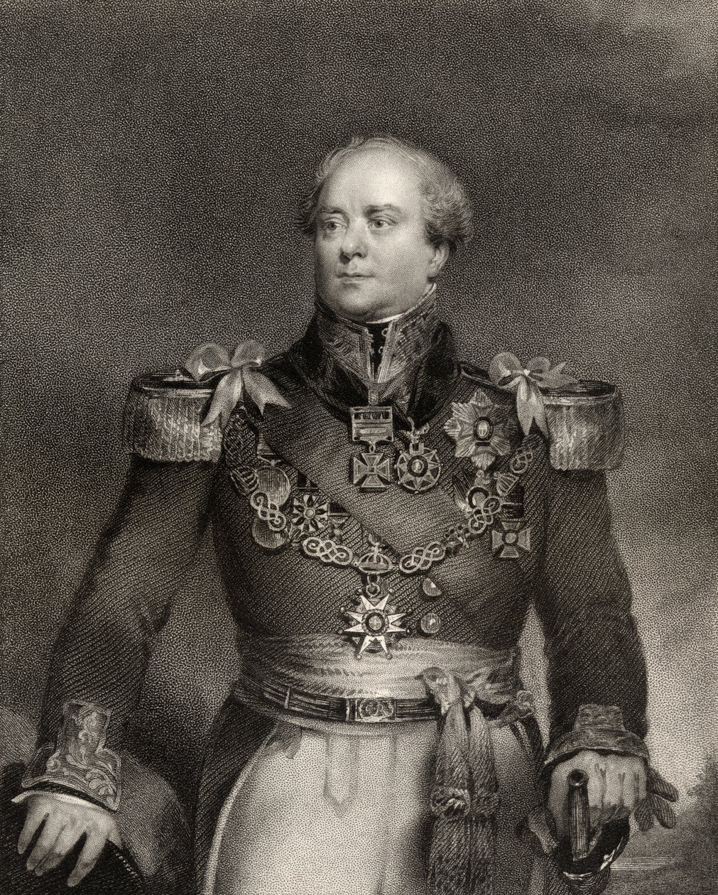 Sir Archibald Campbell, 1. Baronet, vyryl John Cochran (fl. 1821-65), z 