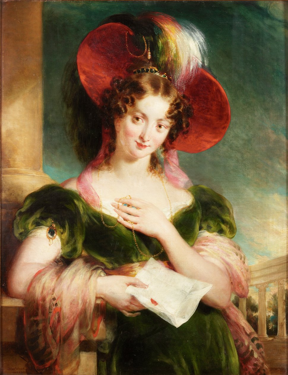 Milostný dopis, 1830 od John Wood