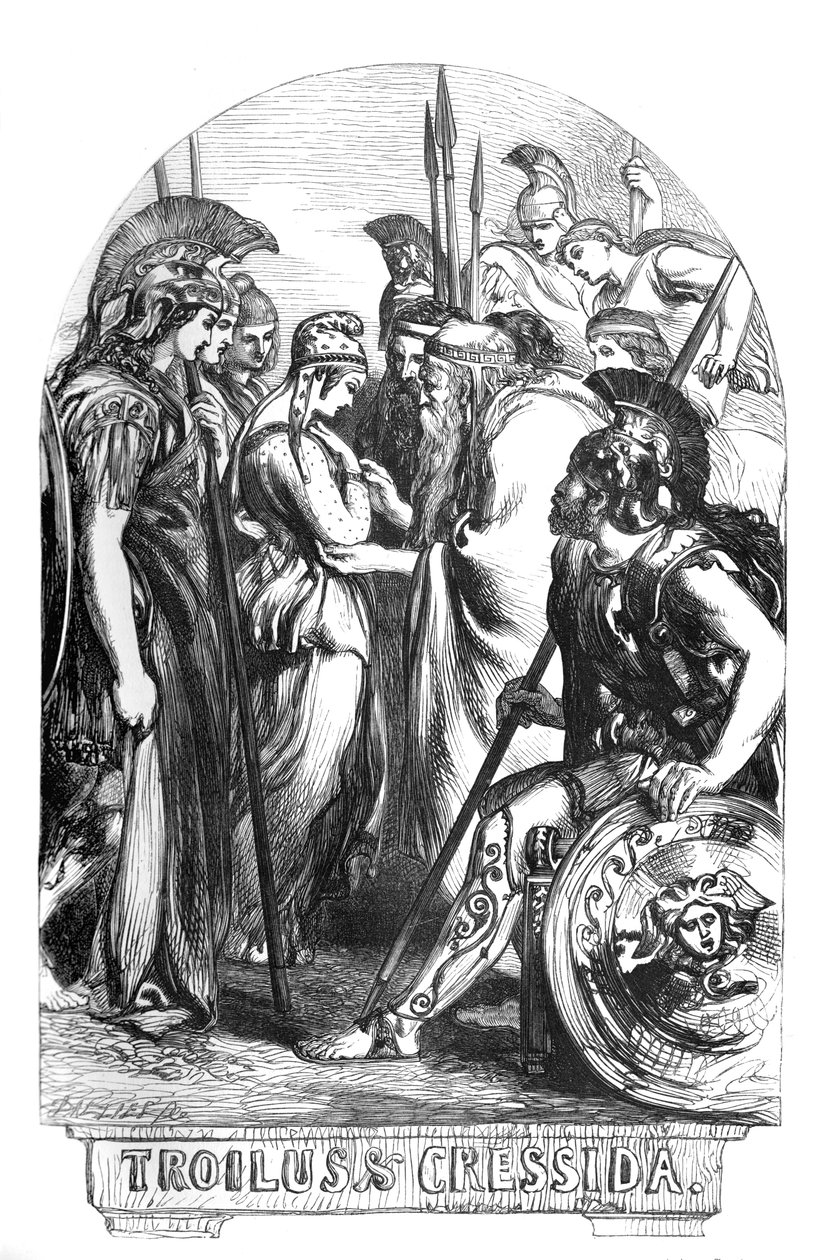 Troilus a Cressida od John (after) Gilbert