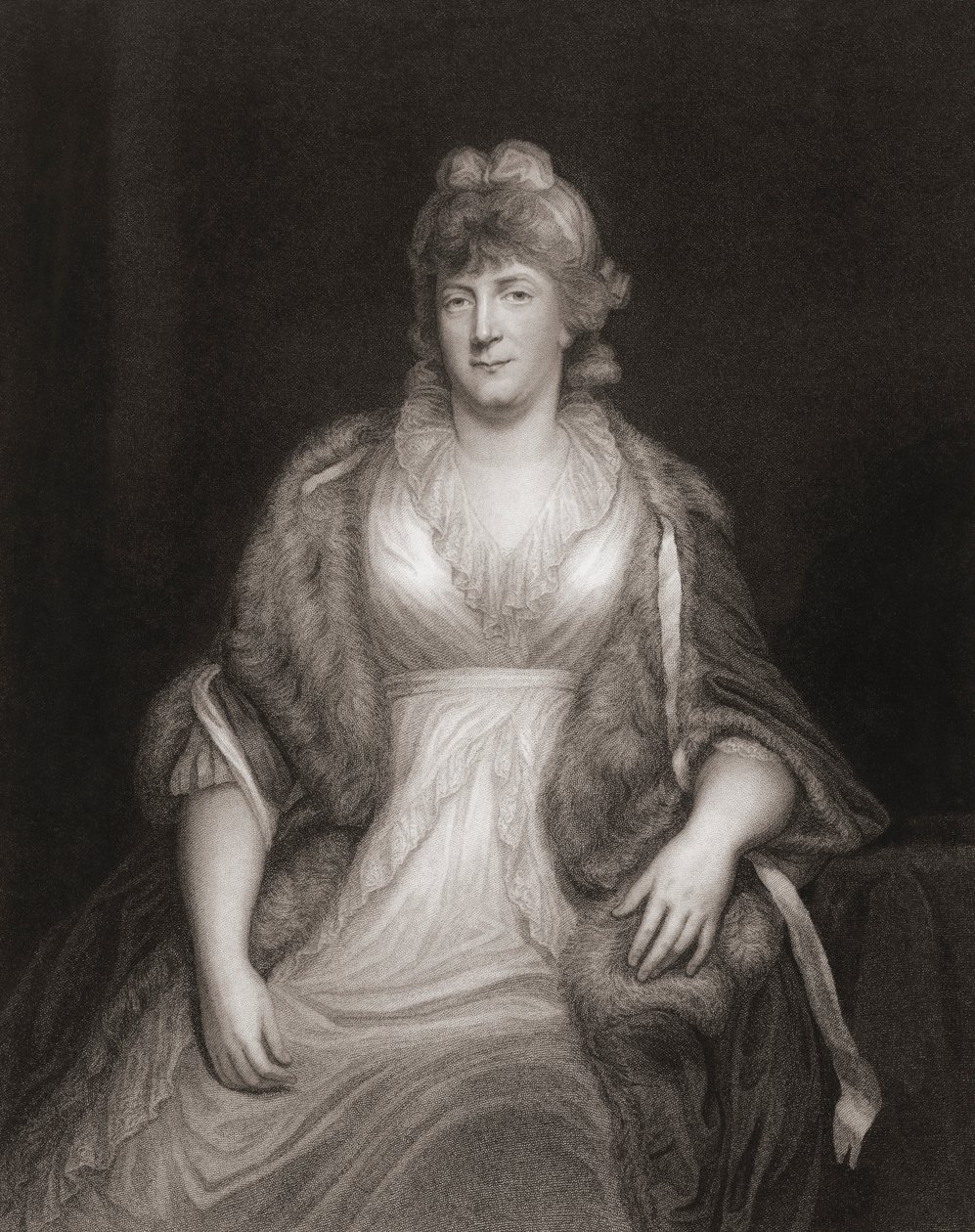 princezna Wilhelmina Pruská. Portrét od John (after) Hoppner