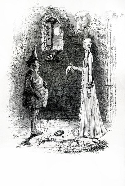 Duch (rytina) od John (after) Leech