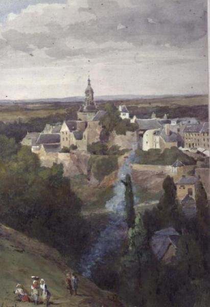Moncontour, Bretaň od John Absolon