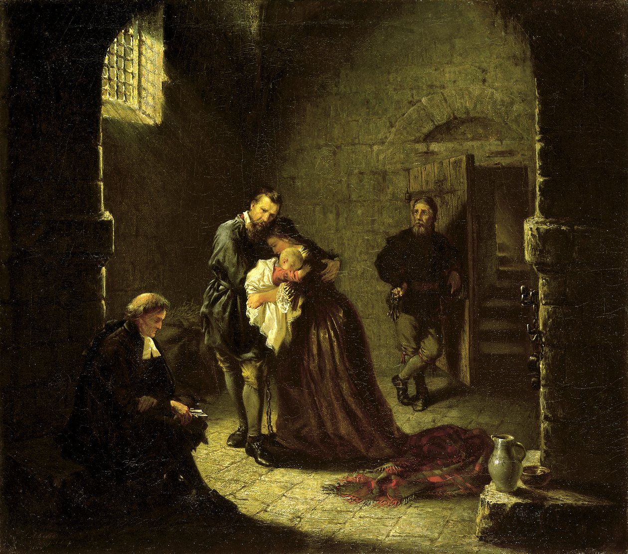 Vězeňská scéna, 1854. od John Adams Elder