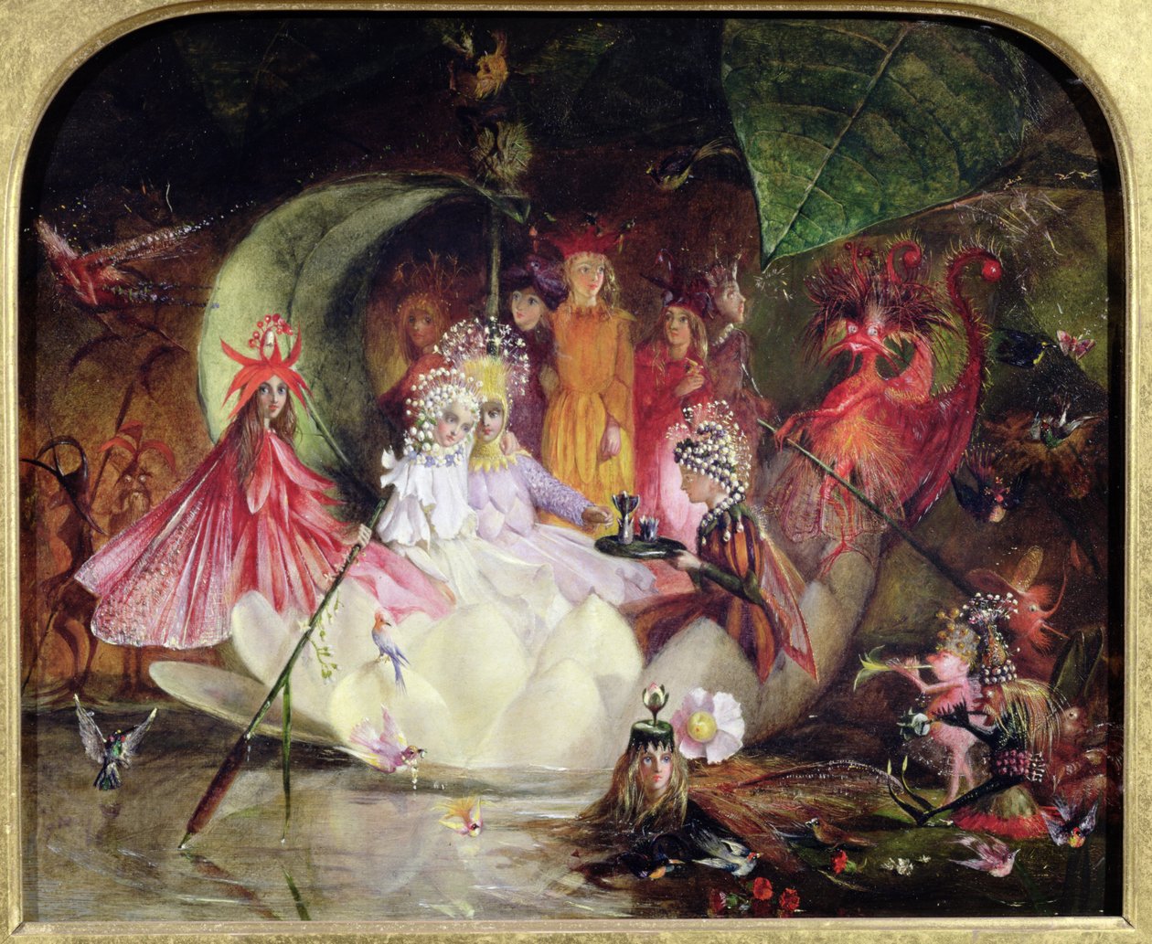 Pohádková bárka od John Anster Fitzgerald
