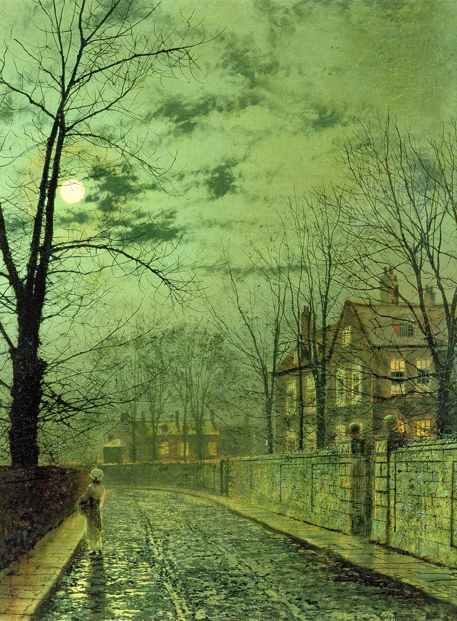 Měsíční cesta od John Atkinson Grimshaw
