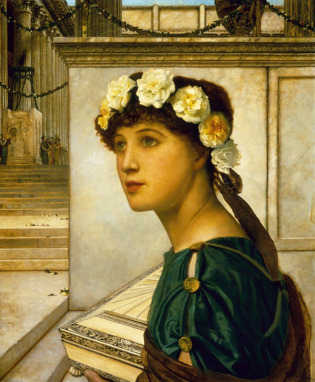 Vestálka od John Atkinson Grimshaw