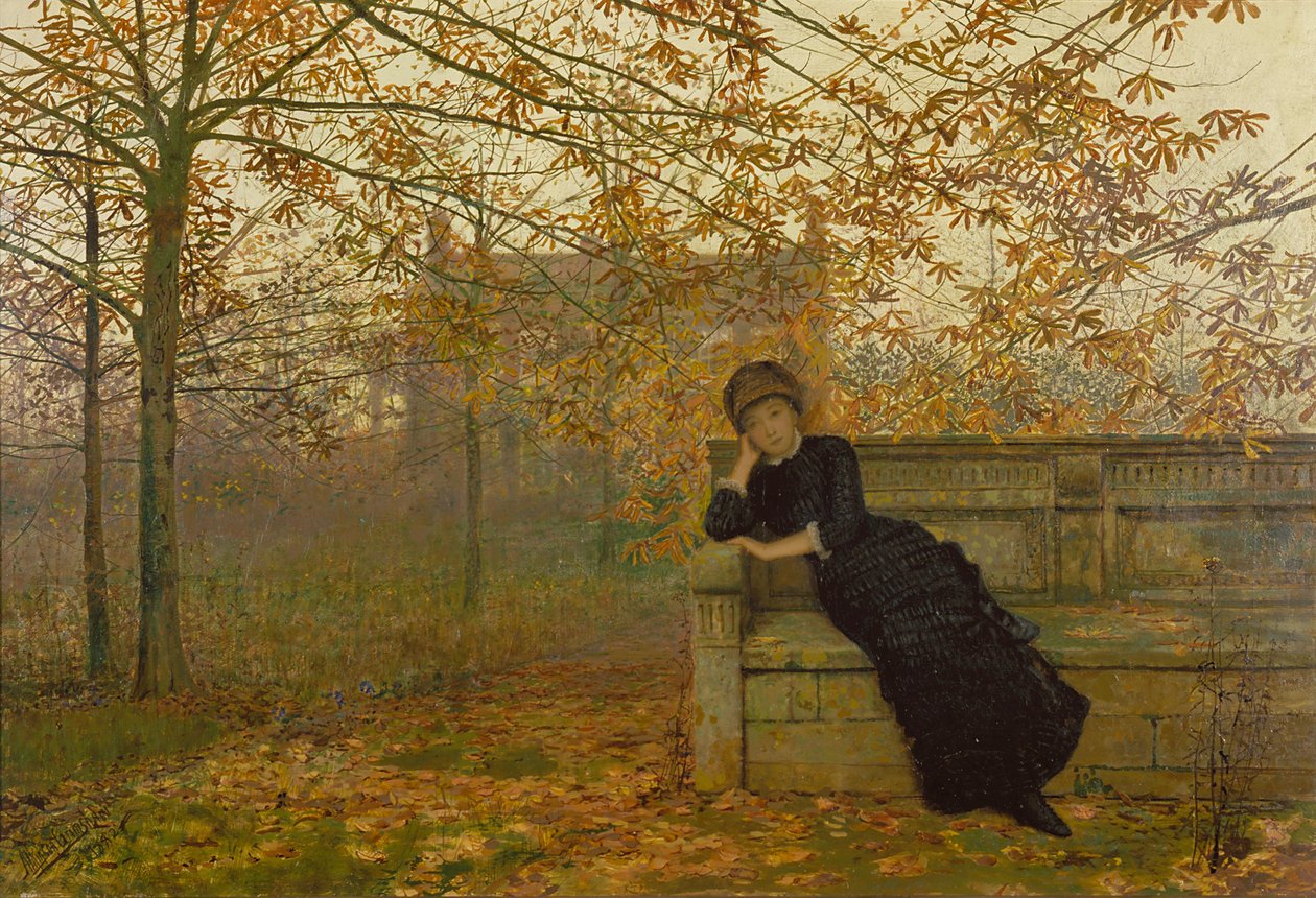 Podzimní výčitky, 1882 od John Atkinson Grimshaw