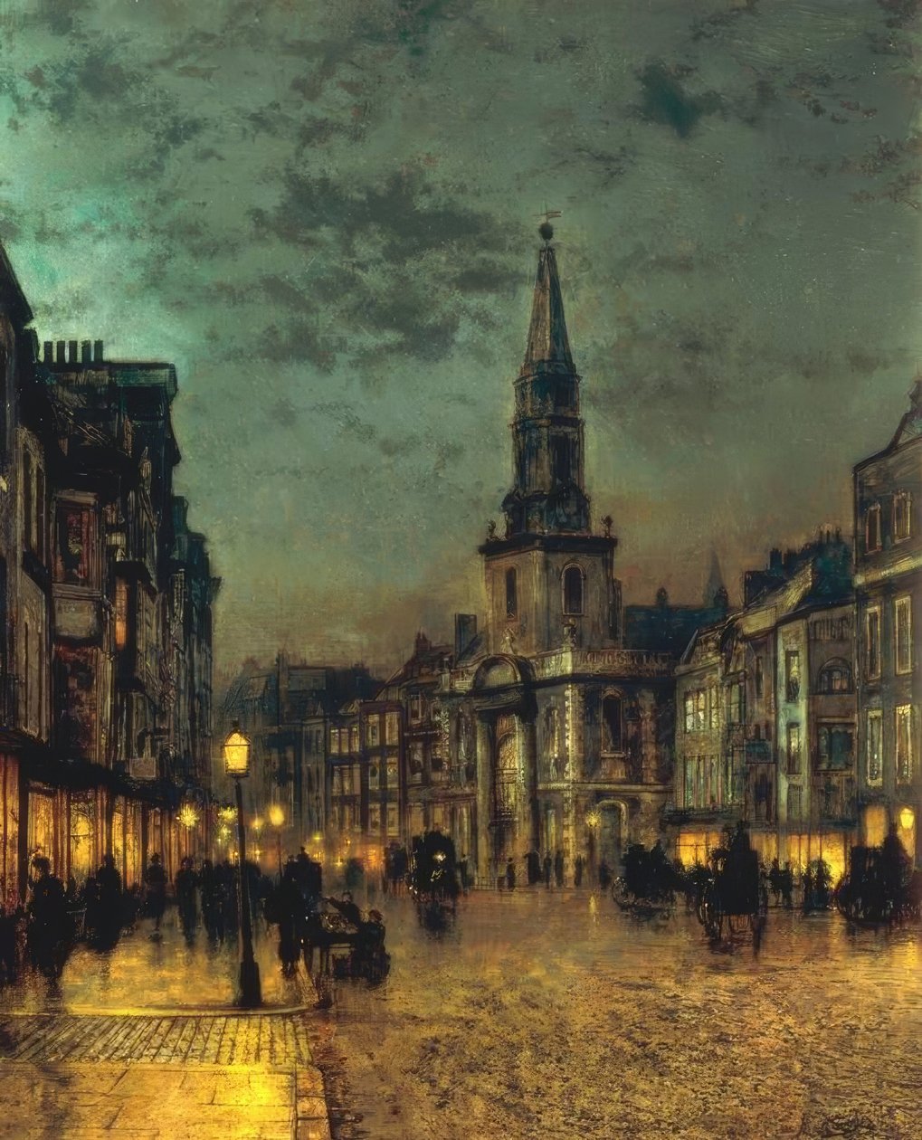 Blackman Street, Borough, Londýn od John Atkinson Grimshaw