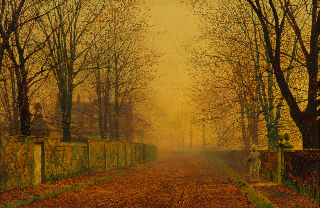 Večerní záře od John Atkinson Grimshaw