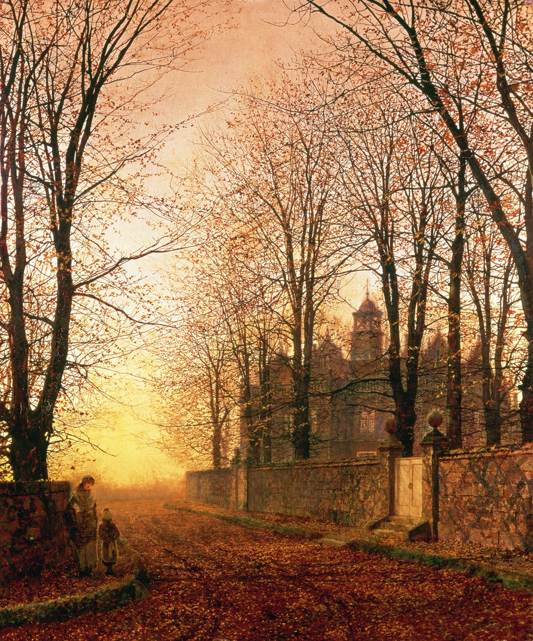 Ve zlatém dávném čase, c.1870 od John Atkinson Grimshaw