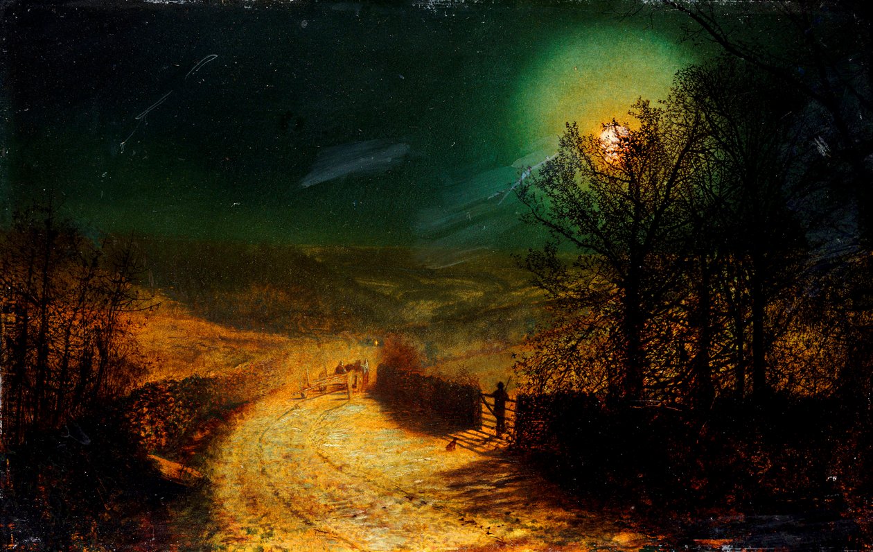 Poblíž Bolton Abbey, 1876 od John Atkinson Grimshaw
