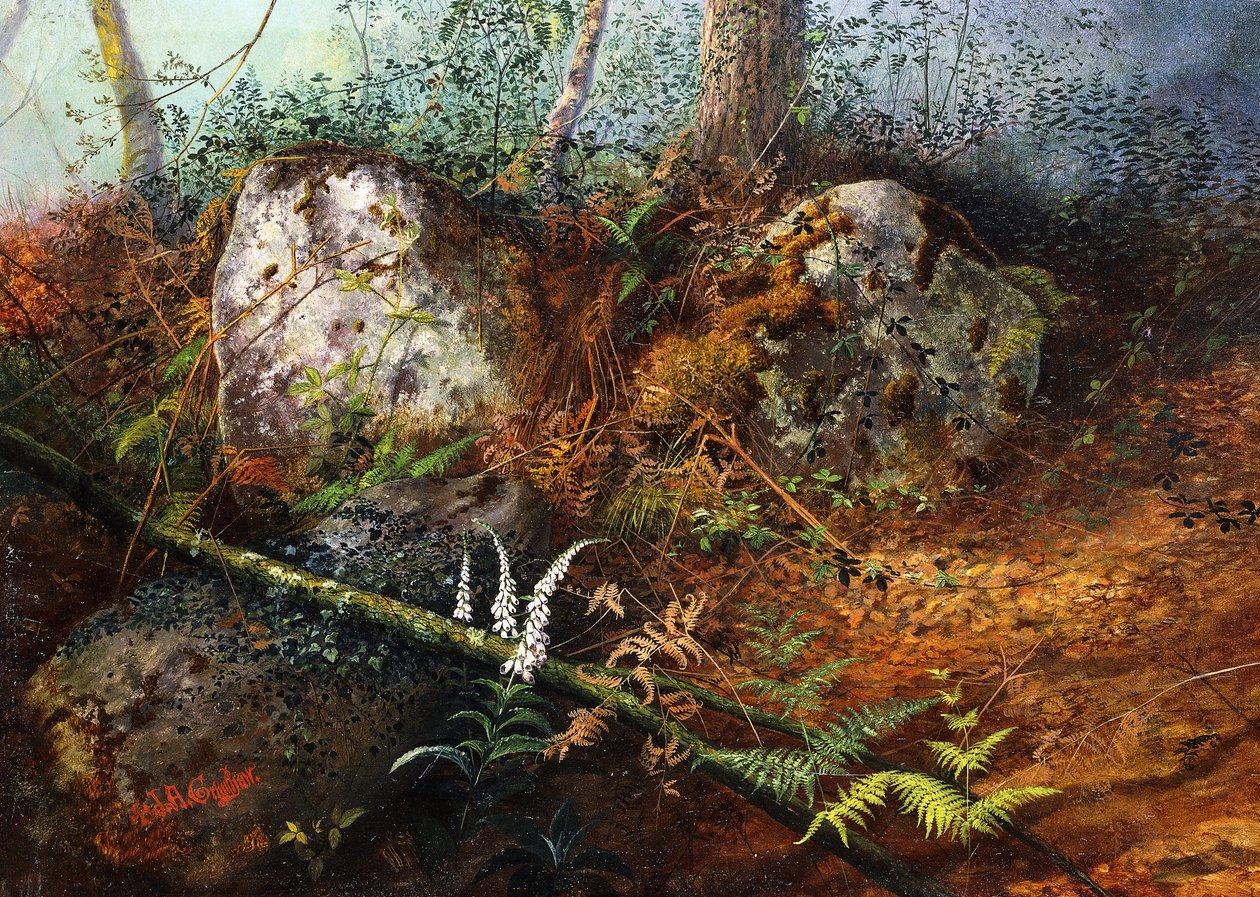 Newlay Wood, 1861 od John Atkinson Grimshaw