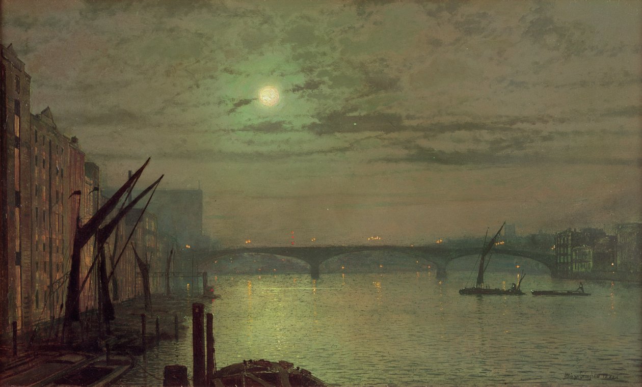Southwark Bridge, 1882 od John Atkinson Grimshaw