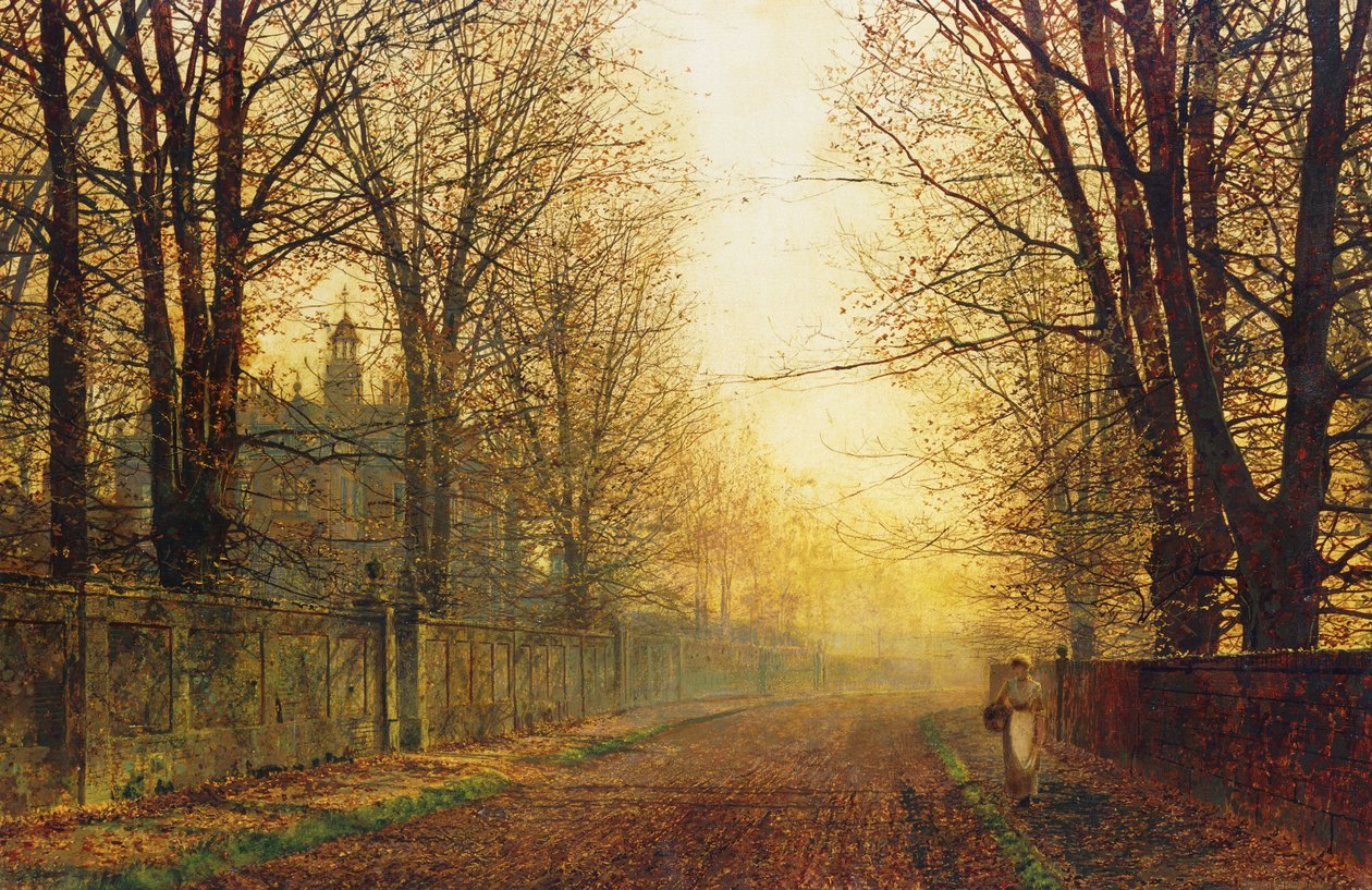 Zlatá sláva podzimu, od John Atkinson Grimshaw