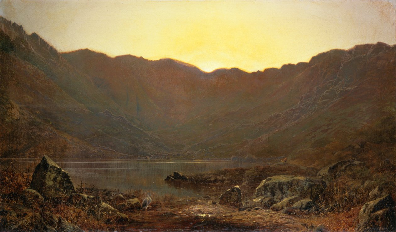 Haunt of the Heron od John Atkinson Grimshaw