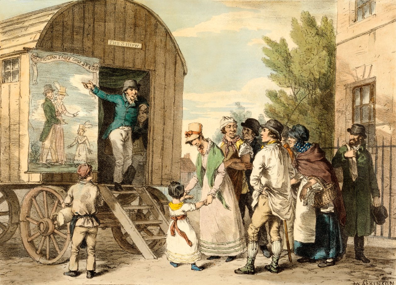 The Show, hospoda. c1821. od John Augustus Atkinson
