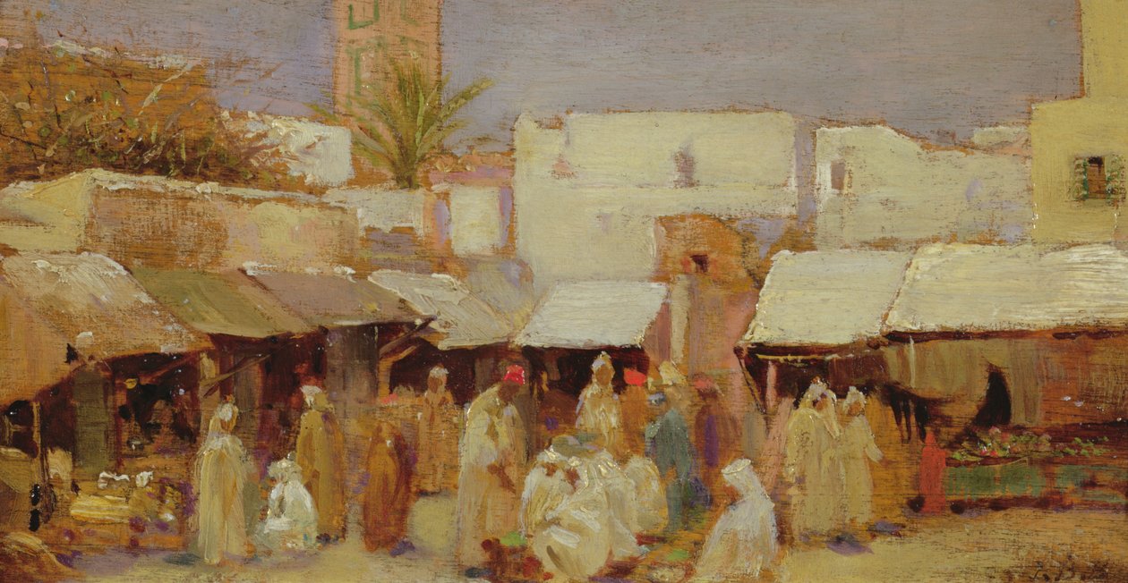 Tržiště, Tanger od John Bagnold Burgess