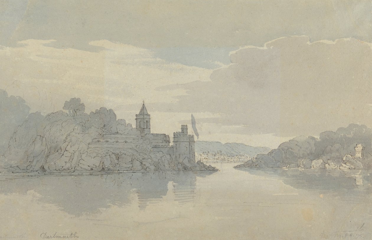 Hrad Dartmouth od John Baverstock Knight