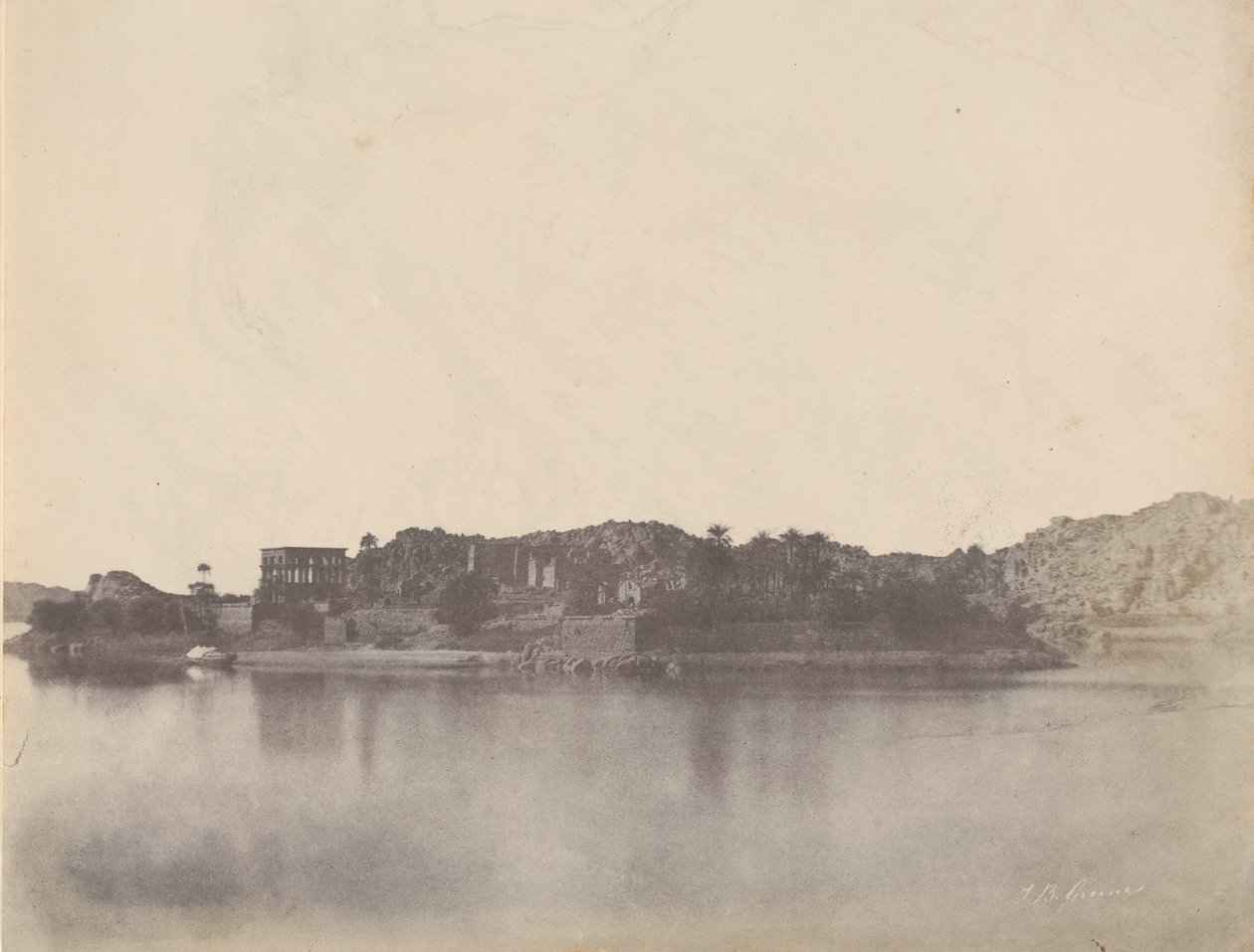 Ostrov Philae, 1853-54. od John Beasley Greene