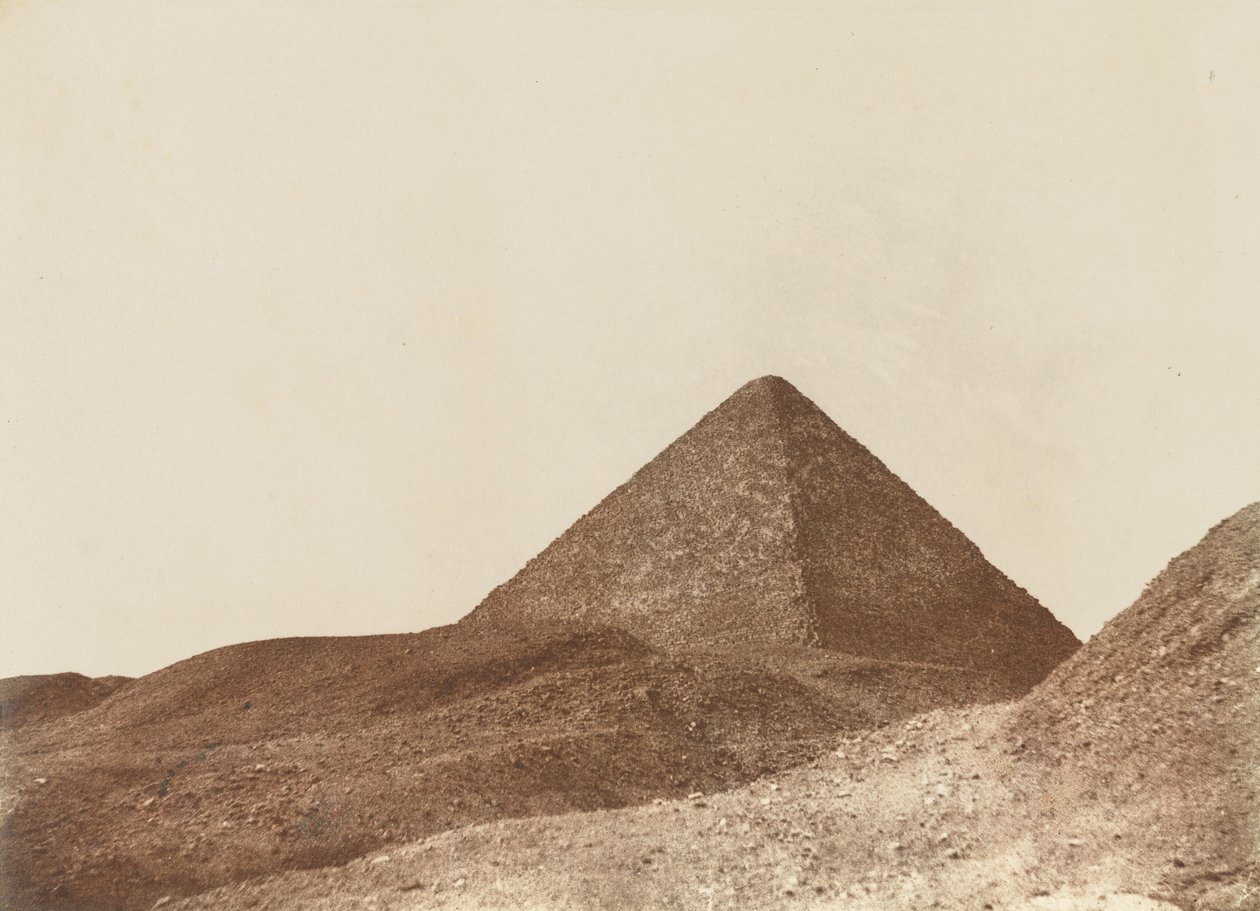 Cheopsova pyramida, Gíza, 1853-1854 (foto) od John Beasley Greene